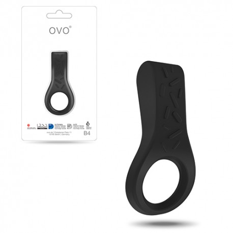 ANILLO VIBRADOR PARA EL PENE B4 OVO NEGRO