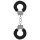 ESPOSAS CON PELUCHE PLEASURE FURRY HANDCUFFS NEGRAS