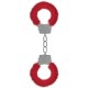 ESPOSAS CON PELUCHE PLEASURE FURRY HANDCUFFS ROJAS