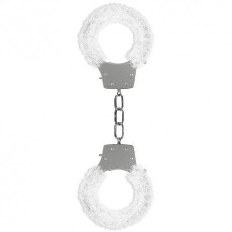 ESPOSAS CON PELUCHE PLEASURE FURRY HANDCUFFS BLANCAS