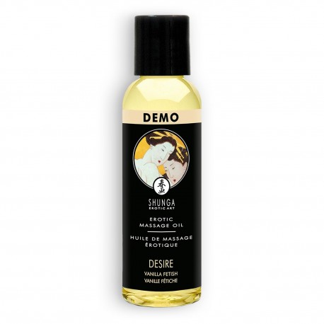 ÓLEO DE MASSAGEM SHUNGA DESIRE BAUNILHA 60ML