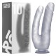 PENE DOBLE REALISTA REALROCK 10” TRANSPARENTE