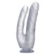 PENE DOBLE REALISTA REALROCK 10” TRANSPARENTE