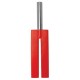 AZOTADOR OUCH! LEATHER SLIT PADDLE ROJO