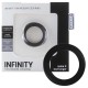 ANILLO PARA EL PENE INFINITY THIN MEDIUM COCKRING NEGRO