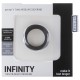 ANILLO PARA EL PENE INFINITY THIN MEDIUM COCKRING NEGRO