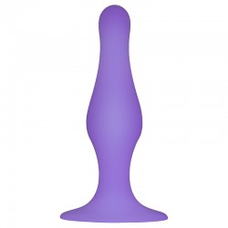 BUTT PLUG WITH SUCTION CUP PURPLE LARGE