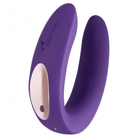 DOUBLE PLUS COUPLES VIBRATOR WITH USB CHARGER