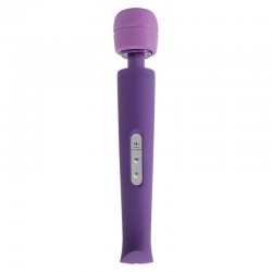 MASSAJADOR COM CARREGADOR USB CANDY PIE MAGIC WAND ROXO