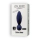 PLUG ANAL VIBRATORIO RECARGABLE LITTLE ROCKET ADRIEN LASTIC AZUL