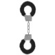 ALGEMAS COM PELUCHE BEGINNER'S FURRY HANDCUFFS PRETAS