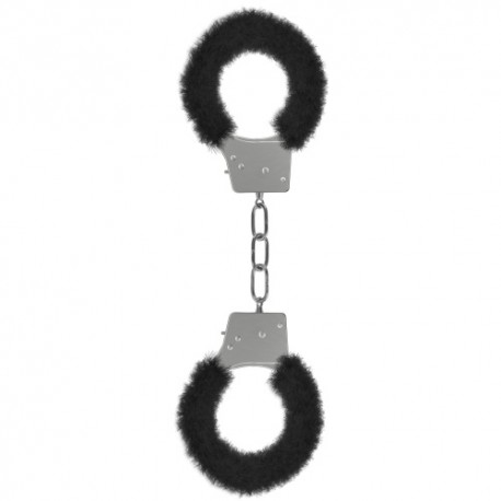 ESPOSAS CON PELUCHE BEGINNER'S FURRY HANDCUFFS NEGRAS