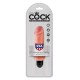 KING COCK VIBRATING STIFFY 5” REALISTIC VIBRATOR WHITE