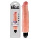 KING COCK VIBRATING STIFFY 7” REALISTIC VIBRATOR WHITE