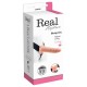 REAL RAPTURE AIR FEELING 8" HOLLOW VIBRATING STRAP-ON WHITE