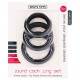 CONJUNTO DE ANILLOS PARA EL PENE ROUND COCK RINGS SET NEGROS