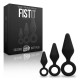 CONJUNTO DE 3 PLUGS ANALES FIST IT NEGROS