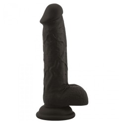 PENE EN SILICONA REAL SAFE ROD LARGE NEGRO