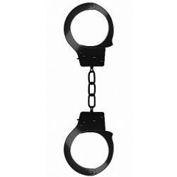 METAL BEGINNER'S HANDCUFFS BLACK