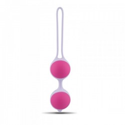 ENJOY DOUBLE BI-BALLS STIMULATING BALL WHITE