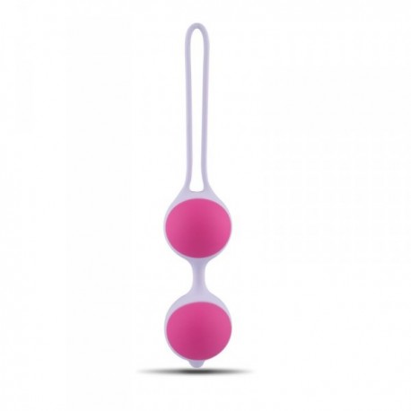 ENJOY DOUBLE BI-BALLS STIMULATING BALL WHITE