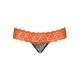 OBSESSIVE LACEA 2 THONG PACK BLACK AND ORANGE