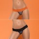 OBSESSIVE LACEA 2 THONG PACK BLACK AND ORANGE