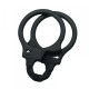 TIMELESS SILICONE HANDCUFFS BLACK