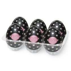 CAJA CON 6 MASTURBADORES TENGA EGG LOVERS