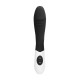 GC RIBBED SILICONE VIBRATOR BLACK