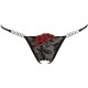 TANGA ROSE CON ABERTURA