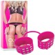 ALGEMAS DE SILICONE SILICONE CUFFS ROSA