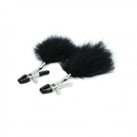 PINZAS PARA PEZONES CON PLUMAS TOYZ4LOVERS