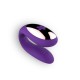 VIBRADOR RECARGABLE PARA PAREJA CON MANDO MORADO TOYZ4LOVERS