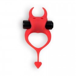 ADRIEN LASTIC DEVOL VIBRATING COCKRING RED