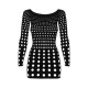 VESTIDO ROCKER OBSESSIVE NEGRO