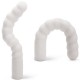 VIBRADOR CON CALENTAMIENTO RECARGABLE ZIG ZAG BLANCO