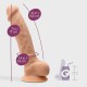 DILDO PREMIUM SILICONA TESSUDO 7" VAINILLA CRUSHIOUS