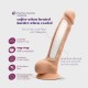 DILDO PREMIUM SILICONA TESSUDO 9" VAINILLA CRUSHIOUS