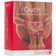 ALGEMAS PARA OS PULSOS E TORNOZELOS OUCH! LEATHER HAND AND LEG CUFFS VERMELHAS