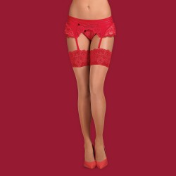 OBSESSIVE 853-STO STOCKINGS RED