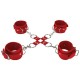 ESPOSAS PARA MUÑECAS Y TOBILLOS OUCH! HAND AND LEG CUFFS ROJAS