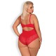 OBSESSIVE JOLIEROSE TEDDY TAILLE QUEEN RED