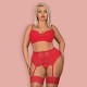 CONJUNTO JOLIEROSE TALLA QUEEN OBSESSIVE ROJO