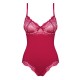 OBSESSIVE ROSALYNE TEDDY TAILLE QUEEN RED