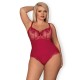 OBSESSIVE ROSALYNE TEDDY TAILLE QUEEN RED