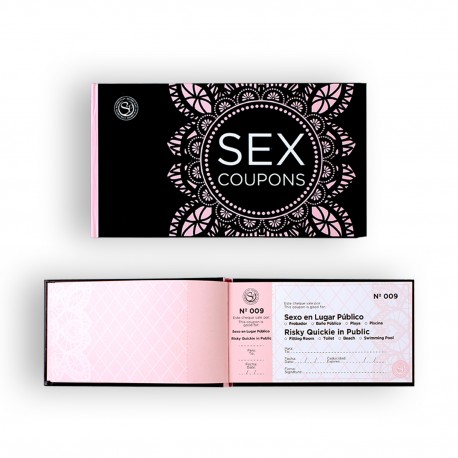 SECRET PLAY SEX COUPONS IN ENGLISH AND SPANISH