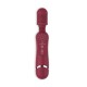 MASAGEADOR DE CLITORIS SILICONE MASSAGE WAND SHOTS TOYS ROJO