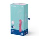 VIBRADOR MONO FLEX CON APP Y BLUETOOTH SATISFYER ROJO