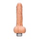 VIBRADOR REALÍSTICO 7" COM TESTÍCULOS REALROCK BRANCO